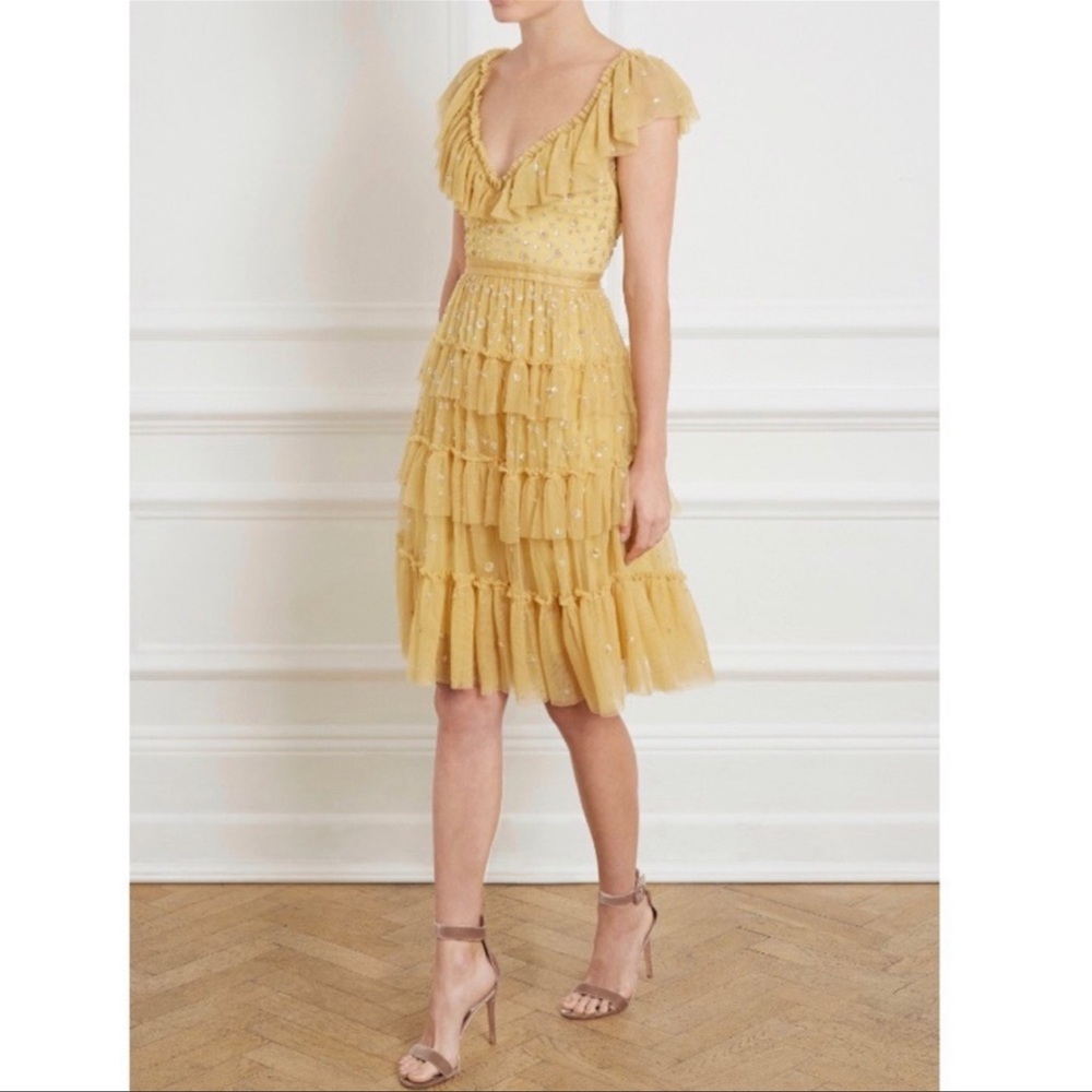 Needle & thread midi dress